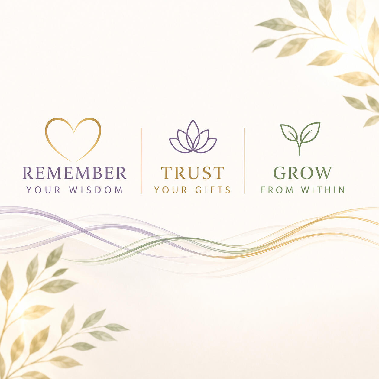 Remember Trust Grow This is part of who we are